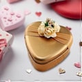 Miniatyrbillede 5 af 5: 3x Valentinsdag Gaveæsker Hjerteformede Slikæsker, Beholdere Dekor Bryllupsgaveæsker Metal Dåser Æske til Thanksgiving