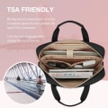 Miniatyrbillede 2 af 5: Laptop taske, 15,6 tommer dokumentmappe til kvinder Stor laptop taske Compu