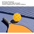Miniatyrbild 3 av 5: PE Pickleball Set, 12 st 40-håls utomhusboll Stabil flygande lätt för slagträning