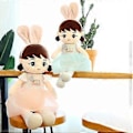 Miniatyrbild 4 av 5: Princess Mayfair Plyschleksak Plyschleksak Cartoon Dockdock Liten Flicka Sov Kudde Present 45cm (grön)