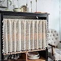 Miniatyrbilde 1 av 5: Boho Gardiner med Dusker Multifunksjonell Vindusgardin for Kjøkken (150*91 H)