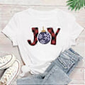 Miniatyrbillede 5 af 5: Unisex Trykte T-shirts med Klassisk Blød Rund Hals til Kvinder Mænd Daglig Brug (XL KW6881)