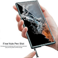 Pikkukuva 4 / 4: GKK Nahkamainen Puhelin Kotelo Samsung Galaxy S24 Ultra 5G:lle (Musta)