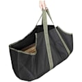 Miniatyrbillede 1 af 5: (Sort+grøn) Brændeholder Log, Heavy Duty Robust Canvas Log