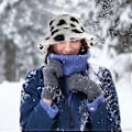 Miniatyrbild 5 av 5: Bucket Hats Dam Fuzzy Bucket Hat Varm Fiskehatt Vinter Varm Hatt Fuzzy Fiskehatt Campinghatt