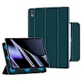 Miniatyrbild 1 av 5: För Oppo Pad PU Läder Tri-fold Stativ Tablettfodral Magnetisk Absorption Skyddande Omslag (Stil A)