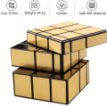 Miniatyrbilde 3 av 5: Speilkube 3x3 Speed ??Kube Gull Speilblokker Kube 3x3x3 Differ