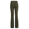 Miniatyrbild 2 av 3: Damernas Högmidjade Flared Byxor Bell Bottom Yogabyxor Med Fickor Plus Size (L Grön)