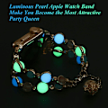 Pikkukuva 2 / 5: Or Bracelet Compatible avec Apple Watch Series 8 7 45mm/Series