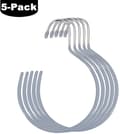 Silver Ring Scarf Hanger 5 st Scarf Holder Hanger Rund Scarf