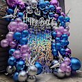 Miniatyrbild 3 av 5: Blå Metalliska Ballonger 5 Tum 50 Stk Kromballonger Blå Latex Festballonger För Pojkar Babyshower Dop Födelsedagsfest Dekorationer