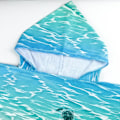 Miniatyrbillede 2 af 3: 1 stk. Strandhåndklæde Blå Skildpadde Badeponcho til Voksne, Stor Størrelse A
