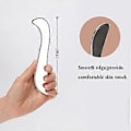 Miniatyrbillede 5 af 5: Gua Sha-værktøj i rustfrit stål, skrabebord S-formet skraber, muskelafslappende ( )