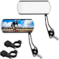 Miniatyrbild 1 av 5: Set med 2 cykelbackspeglar, 360° justerbara och roterbara cykelbackspeglar, universella