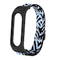 Miniatyrbillede 1 af 5: Til Xiaomi Mi Band 3 / 4 / 5 Twill 8-formet Spænde Urrem (Leopard)