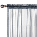Miniatyrbilde 1 av 5: Tyll Bakgrunn Draperinger Gardin Semi-formørkende Design Elegant Gardin for Bryllup (140*120 Grå)
