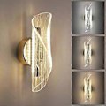 Miniatyrbillede 1 af 5: 12W Akryl LED Væglampe Moderne Indendørs Væglampe Dæmpbar Guld Sconce Soveværelse