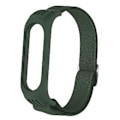Miniatyrbilde 1 av 5: For Xiaomi Mi Band 3 / 4 / 5 Twill 8-formet spenne armbånd (Army Green)