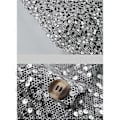 Miniatyrbillede 3 af 3: Herre Sequin Blazer Slim Fit Skinnende Jakke Suit Smoking Sport Frakker til Prom Festmiddag (L Guld)