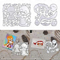 Miniatyrbillede 2 af 5: Fox Dog Metal Skæreforme Embossing Skabelon Metal Stenciler Scrapbooking Kort (HQ1087)