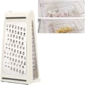 Miniatyrbilde 2 av 5: Profesjonell boksrive, rustfritt stål med 2 sider, best for parmesan