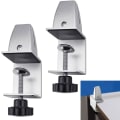 Miniatyrbillede 1 af 5: 2 stk. Justerbare Glasklemmer i Aluminiumlegering til Plexiglas-Bordklemmer