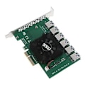 Miniatyrbild 3 av 4: PCI-E 4x till 16x Adapterkort Förlängningskort PCI-E 1 till 6 USB 3.0 Adapterkort
