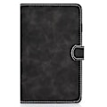 Pikkukuva 2 / 5: Lehmännahka-tekstuurista PU-tablettikuori Samsung Galaxy Tab A9+:lle (Harmaa)