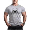 Spider-Man Træningstop Kortærmet T-shirt til Mænd (S Lysegrå)