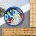 Miniatyrbillede 2 af 5: 22 stykker broderi-patch, stryge-på-patch, selvklæbende