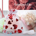 Miniatyrbillede 2 af 5: 100 stk. Organza Smykkeposer Lille Posepose Hjerte Slik Dragee