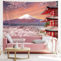 Miniatyrbilde 4 av 5: (59,1 x 51,2 tommer) Japansk veggteppe, veggteppe med M