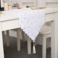 Miniatyrbillede 4 af 4: Julebomuldslinned-bordløber, borddekoration, vaskbar fane