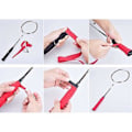 Miniatyrbillede 3 af 5: Racketgreb, Anti-Slip Absorberende Racketgreb, til Tennis, Fiskeri, Badminton, Squash (8 stk)