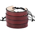 Miniatyrbilde 5 av 5: Lær armbånd for menn og kvinner - inspirerende og oppmuntrende
