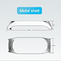 Pikkukuva 2 / 5: Metallikelloremmi Xiaomi Mi Band 7:lle (Vaaleanpunainen)
