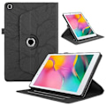 Miniatyrbillede 1 af 5: Læder Tablet Etui Til Samsung Galaxy Tab A 8.0 2019 / T290 (Sort)