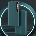 Miniatyrbilde 2 av 5: For Samsung Galaxy S21 5G Side Display Magnetisk Lærveske (Svart)