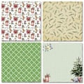 Miniatyrbilde 5 av 5: 24 stk 6x6 tommers julebakgrunnspapirblokk for scrapbooking dekor journal album DIY memoblokker