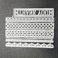 Miniatyrbilde 3 av 5: Metallstans for linjal, mal for scrapbooking, DIY-album, stempel, papir, kort for håndlagde gratulasjonskort, preging, dekorasjon, håndverksprosjekter