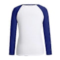 Miniatyrbilde 2 av 4: hmwy-dame jule nisse trykk t-skjorte bluse basic topp tee shirt (S Blå)