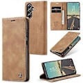 Miniatyrbillede 1 af 5: CASEME 013 Serie Til Samsung Galaxy S23 FE Etui PU Læder Stativ Folio Telefon Cover