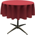 Miniatyrbild 1 av 4: Rund bordsduk, polyester, engångsbruk enfärgad bordsduk