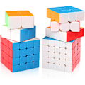 Pikkukuva 4 / 5: Nopeuskuutiosarja, MF2S 2x2 MF3S 3x3 MF4S 4x4 MF5S 5x5 Tarraton