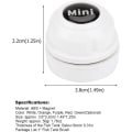 Miniatyrbilde 2 av 5: Akvarie Rengjøringsfisk Tank Glass Cleaner Mini Bærbar Holdbar Pl