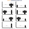 Miniatyrbillede 4 af 5: Gulvguide, Justerbar Skydedørsguide, Gulv Skydedør Tr