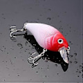 Miniatyrbild 4 av 5: 5 st Fiske Drag Beten Crankbait Minnow Crank Bete Utrustning 2 Trekrokar