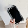 Pikkukuva 4 / 4: Pehmoinen pupunkorva puhelinkotelo Sarjakuva Karvainen puhelinkuori Yhteensopiva iPhone 13:lle