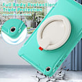 Pikkukuva 5 / 5: TPU + PC -suojaava tabletin kuori Samsung Galaxy Tab A9+:lle (Mint Green)