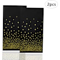 Miniatyrbild 5 av 5: 2-pack guldprickig duk, festduk, 137x274 cm rektangulär